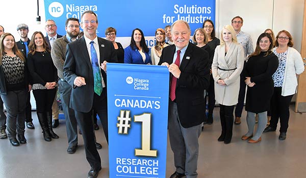 Niagara College Ranks No.1 in Top 50 Research Colleges Report