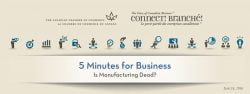 5 Minutes for Business: Is Manufacturing Dead?