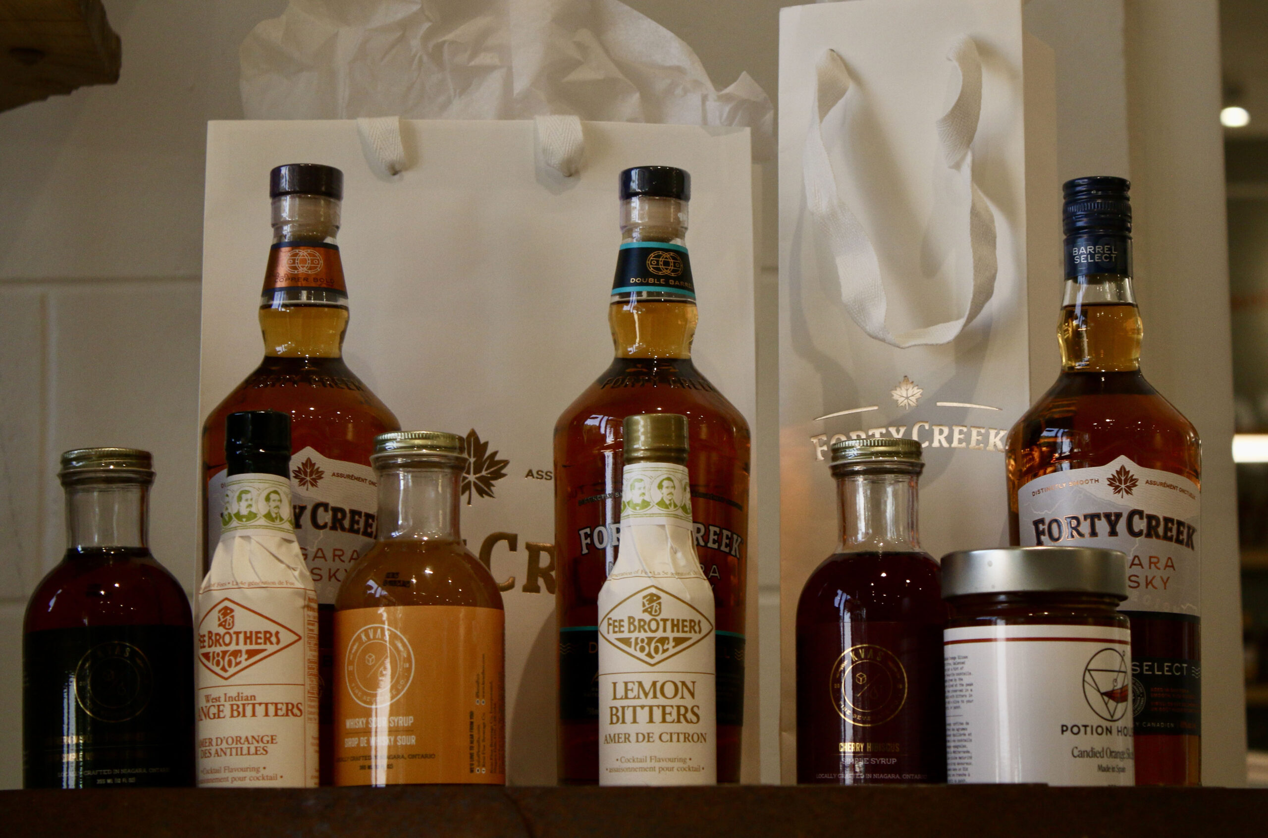Forty Creek published a variety of cocktail recipes, including the famous Forty Old Fashioned.