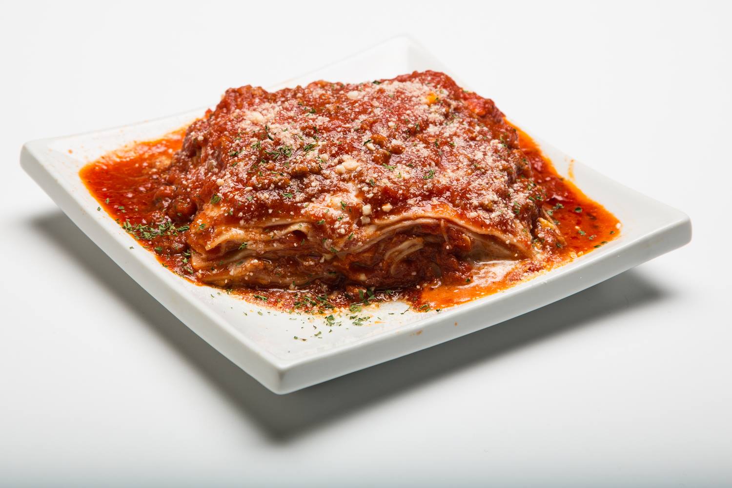 De Luca Fine Foods is known for their lasagna.