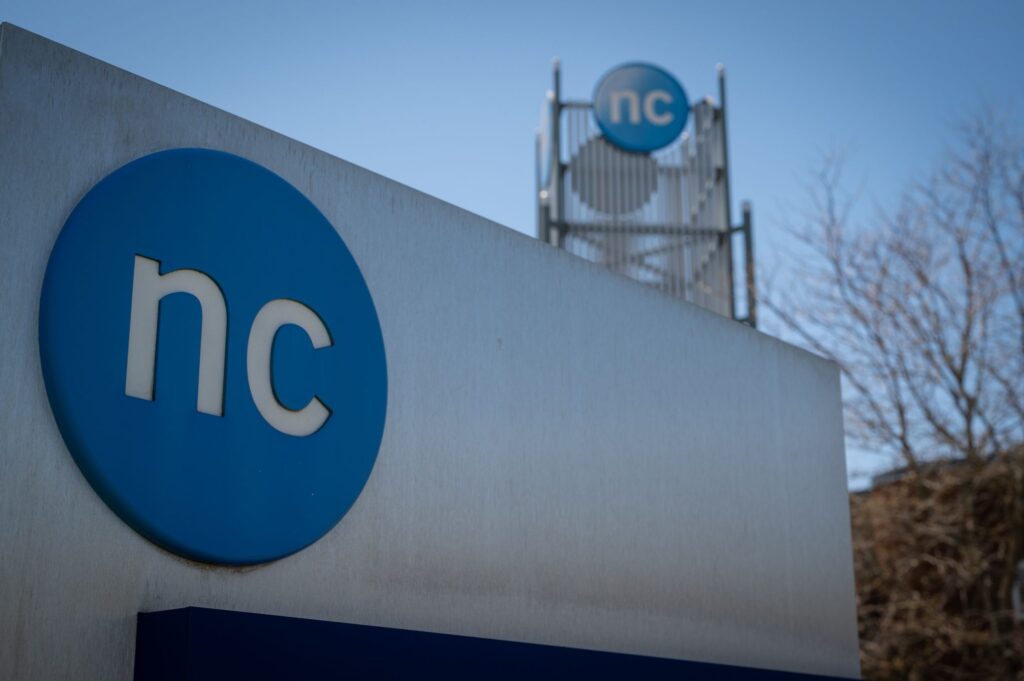 The "NC" sign at Niagara College's Welland campus