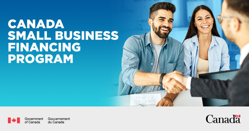 A poster for the Canada Small Business Financing Program