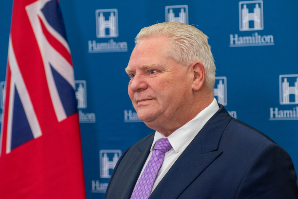 Ontario Premier Doug Ford addressed the City of Hamilton on March 22, 2024 to announce the City's funding under the Building Faster Fund. 