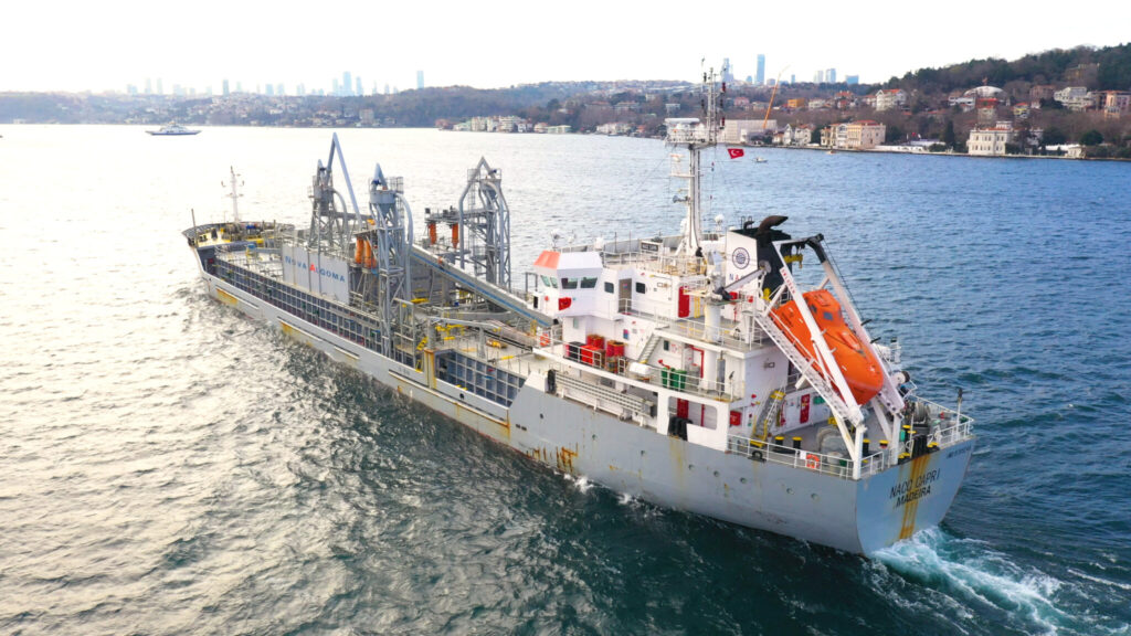 A NovaAlgoma vessel under way