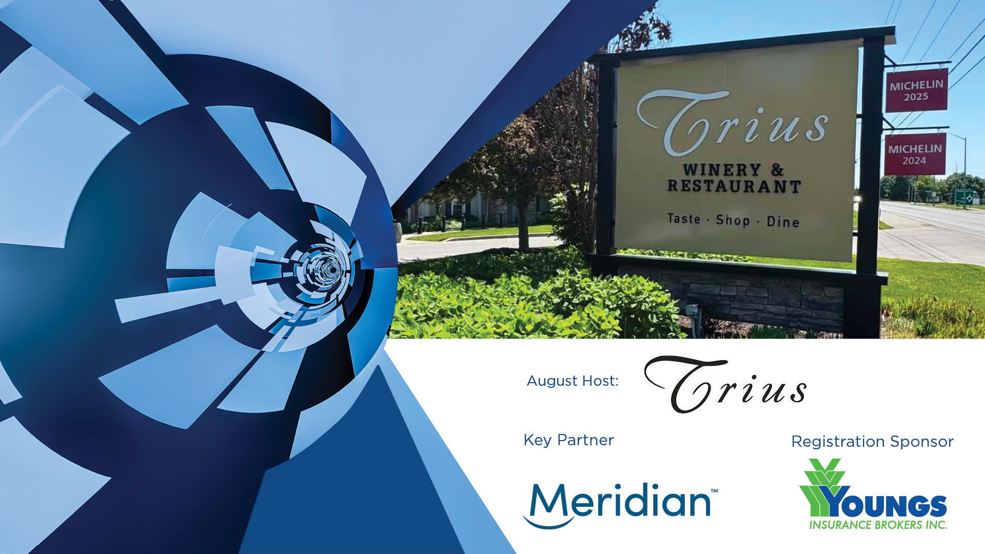Trius Welcome Sign